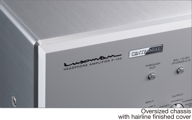 Nameplate commemorating<br>the 100th anniversary and luxurious exterior